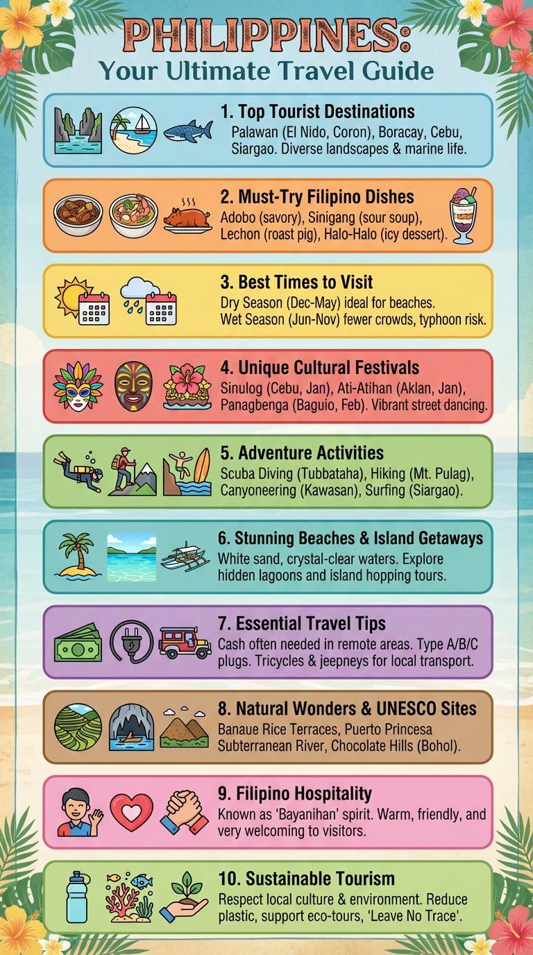 Infographic: Exploring Tourism in the Philippines