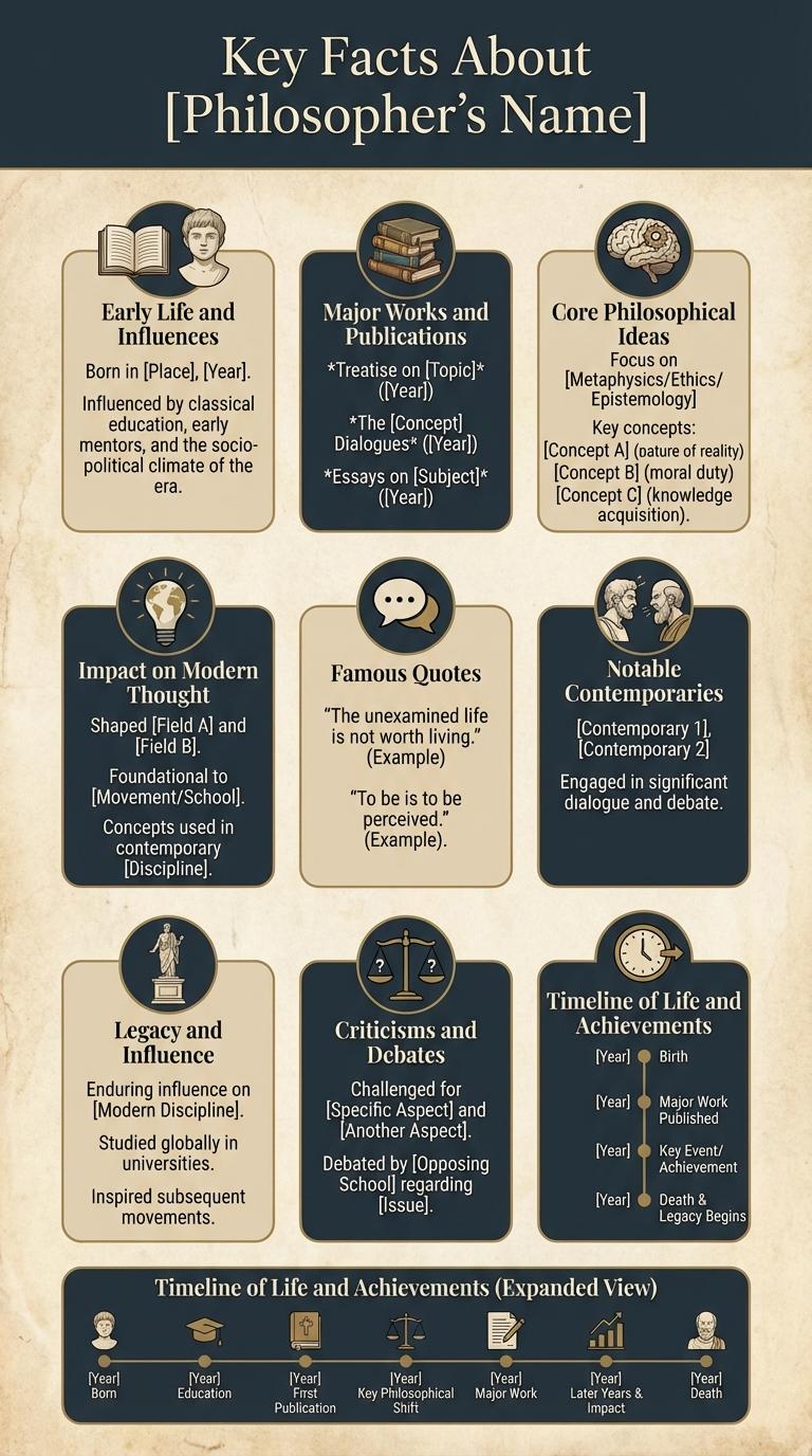 Infographic: Key Insights into Famous Philosophers