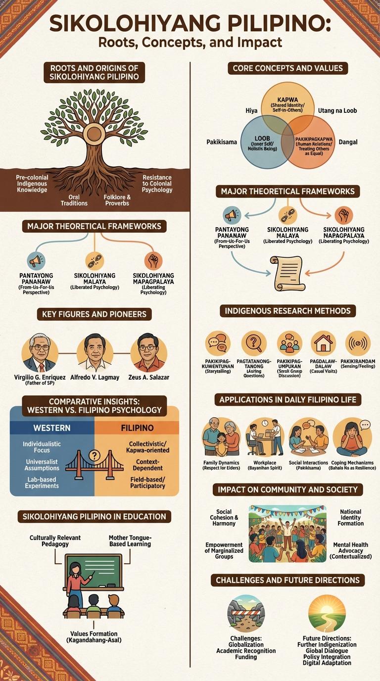 Infographic on Sikolohiyang Pilipino: Understanding Filipino Psychology