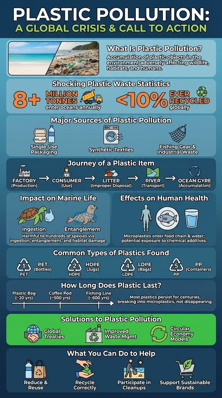 Infographic: The Impact of Plastic Pollution on Our Planet