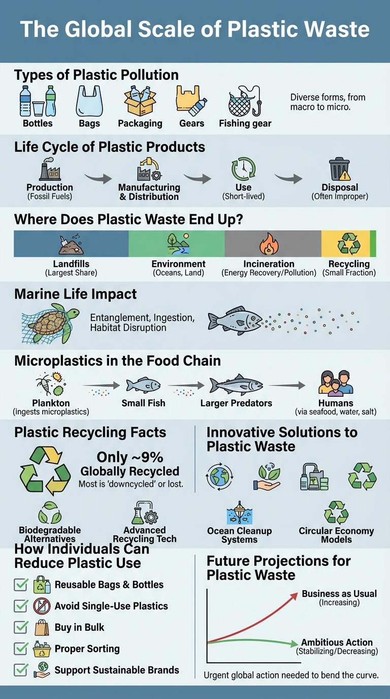 An Informative Infographic on Plastic Waste