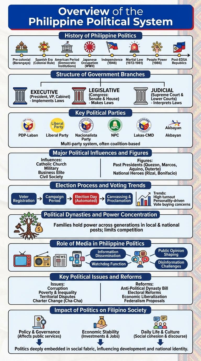 An Infographic Overview of Politics in the Philippines