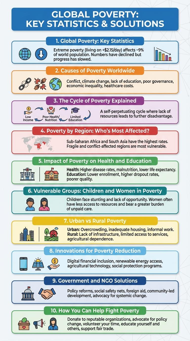 Infographic on Poverty: Key Facts and Figures