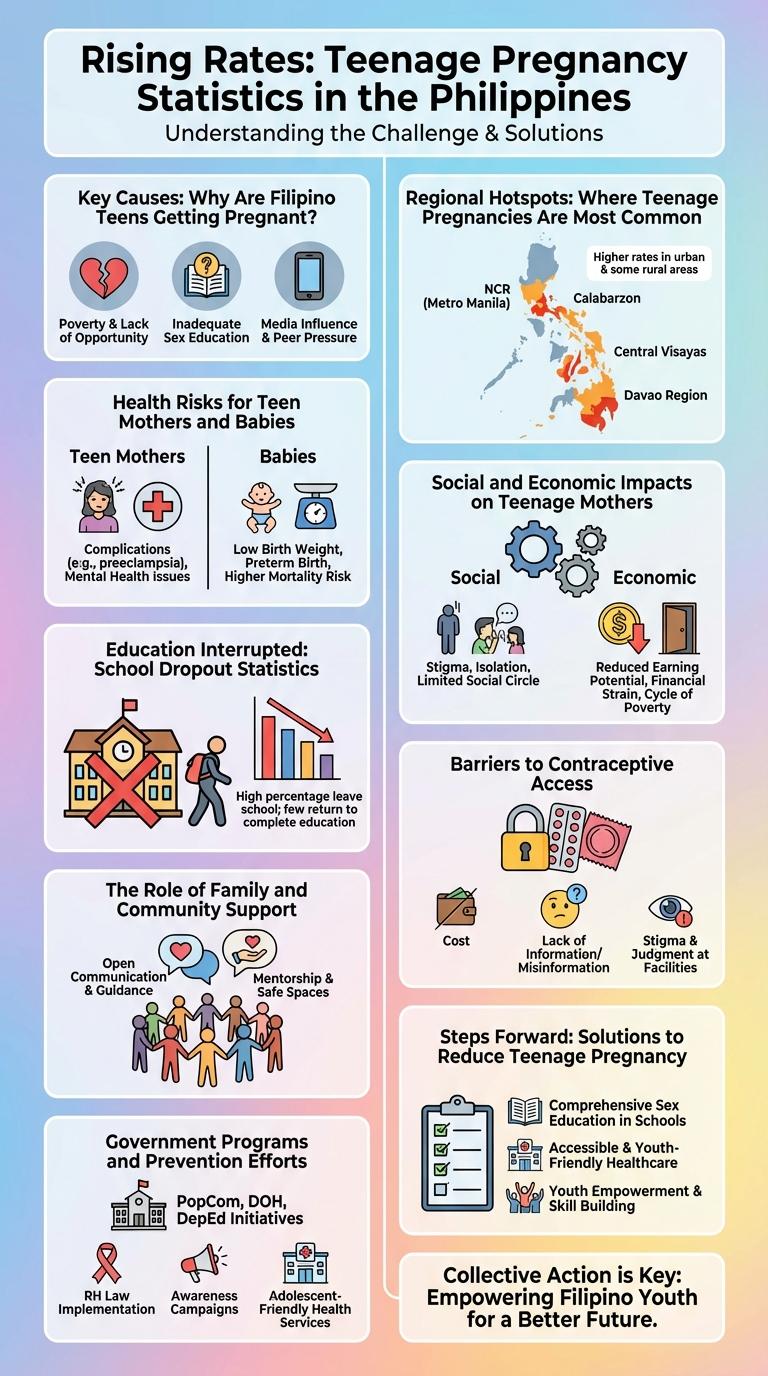 Infographic: Teenage Pregnancy Trends and Statistics in the Philippines