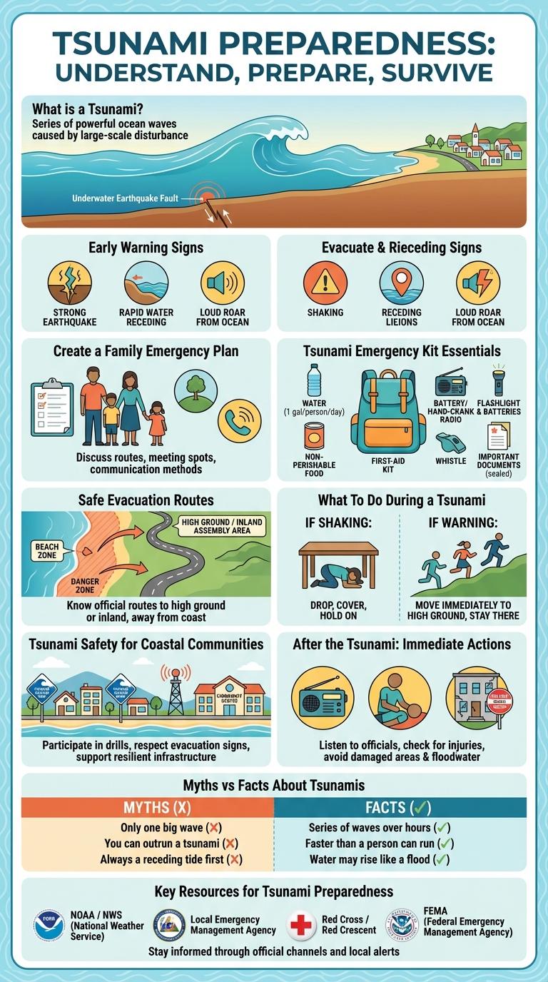 Tsunami Preparedness: An Infographic Guide to Staying Safe