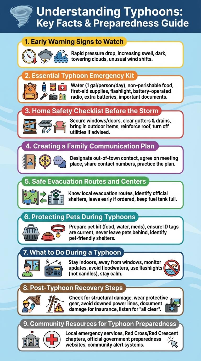 Infographic on Typhoon Preparedness