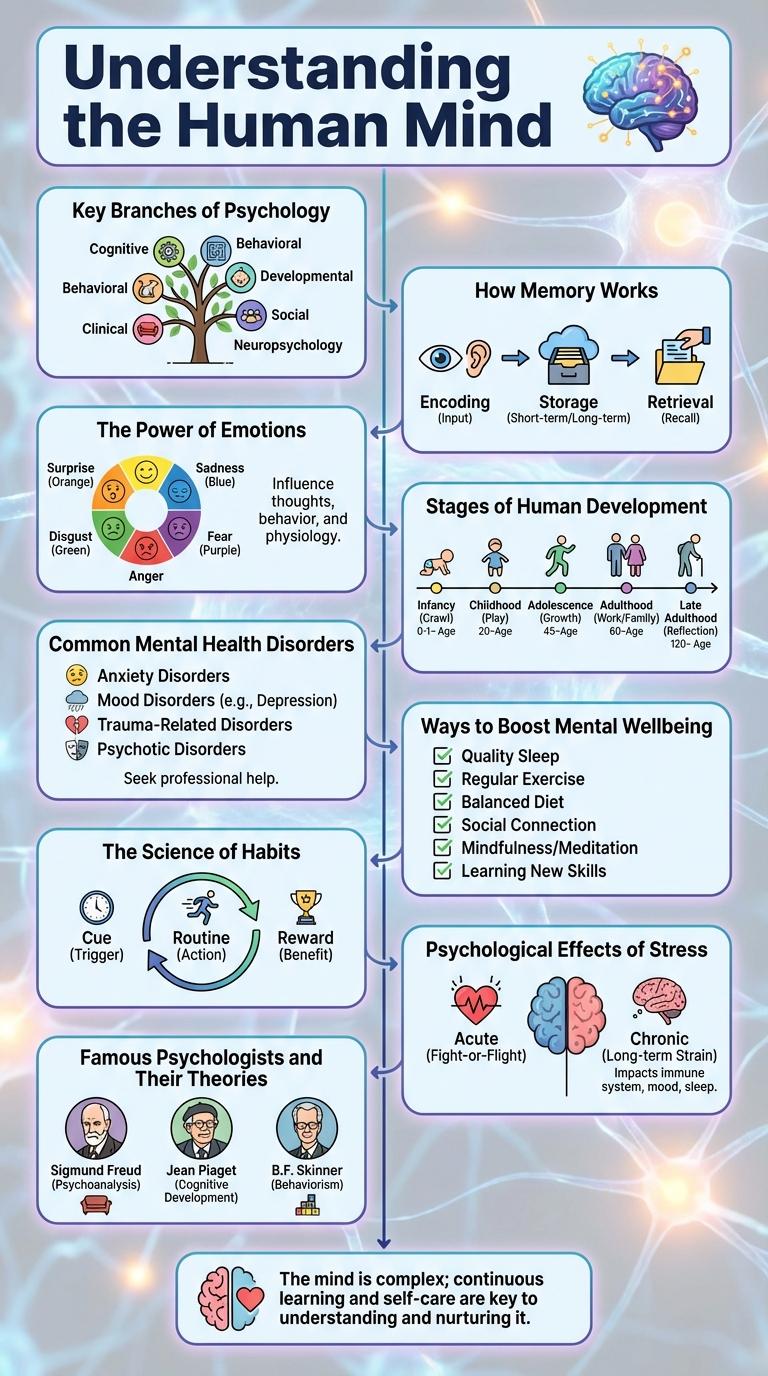 Infographic About Psychology: Key Concepts and Insights