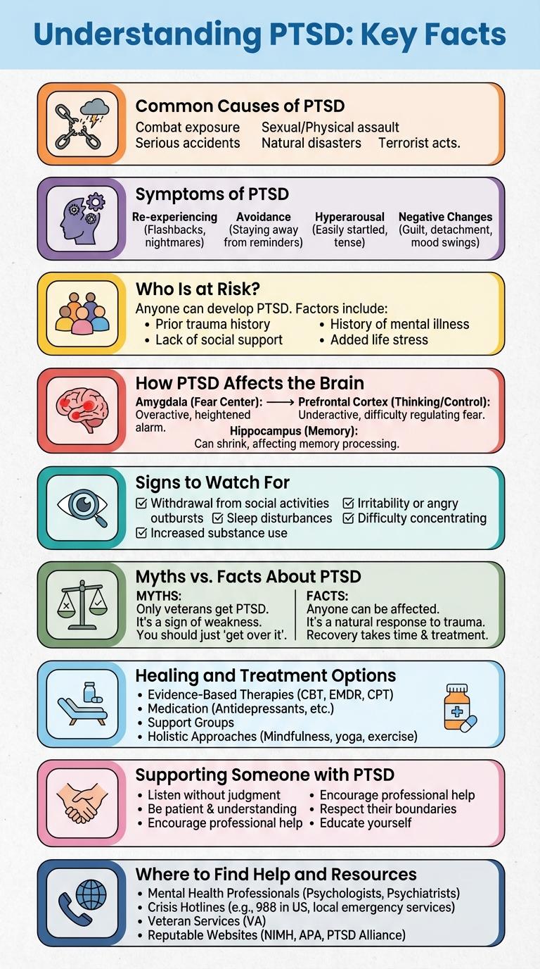 PTSD Explained: An Infographic Guide to Causes, Symptoms, and Treatment