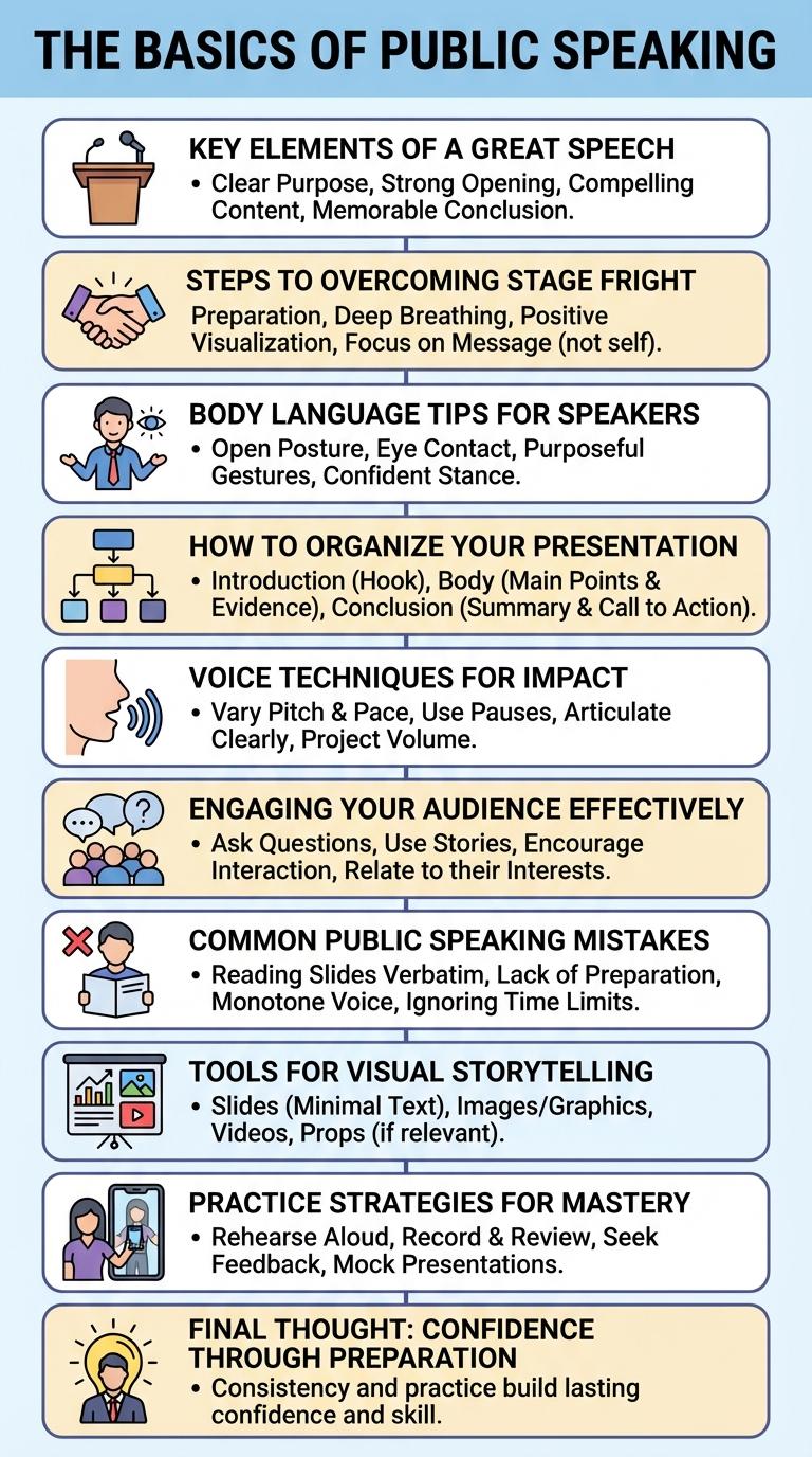 Infographic: Essential Tips for Effective Public Speaking