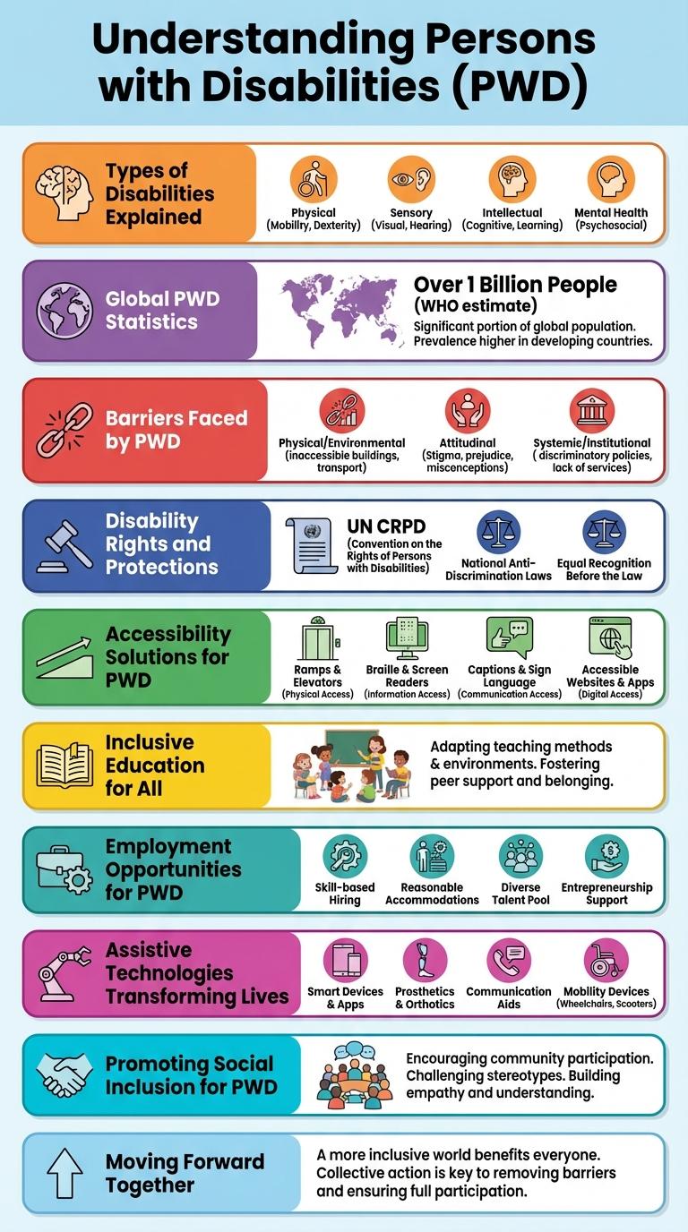 Infographic About People With Disabilities (PWD)