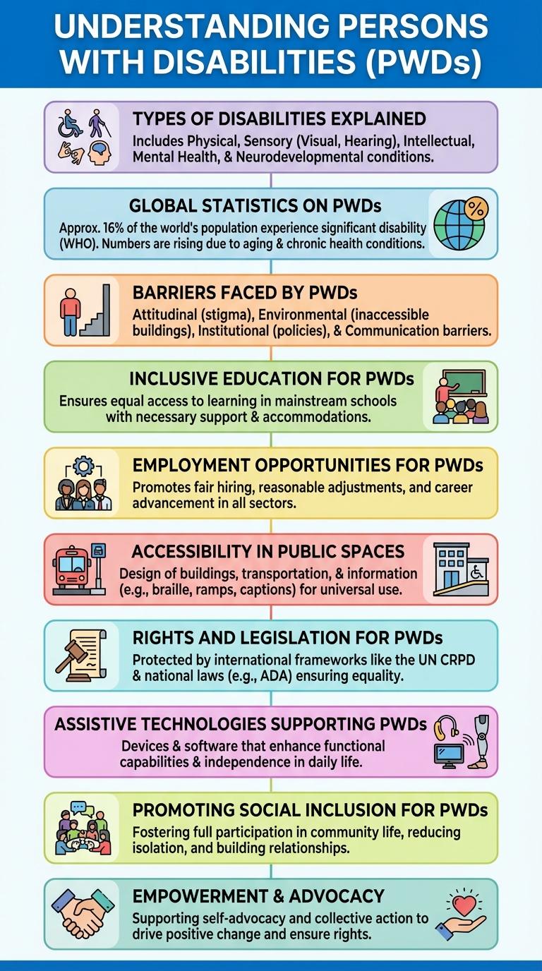 Infographic About Persons With Disabilities (PWDs)