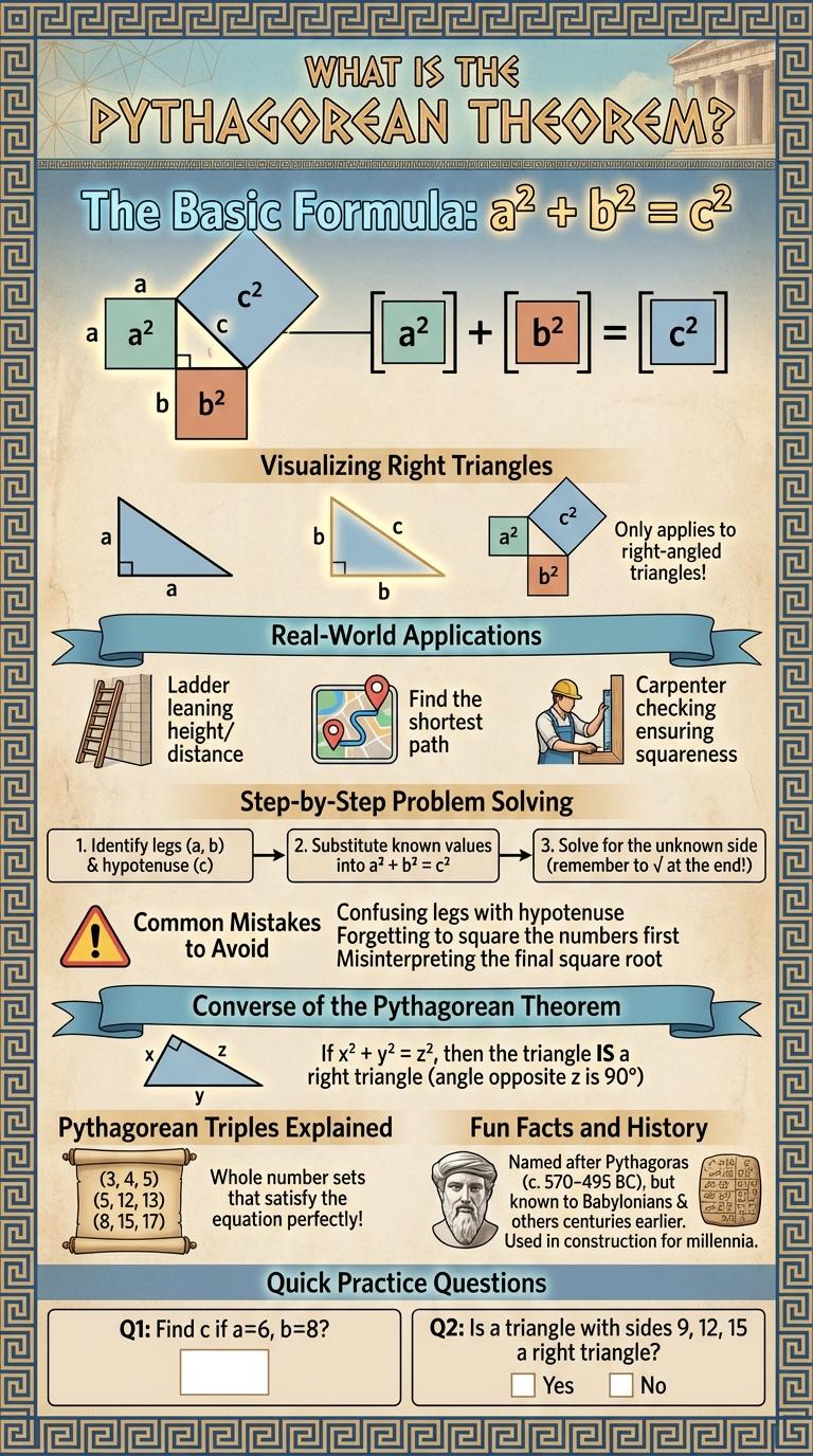 Pythagorean Theorem Explained: An Infographic Guide