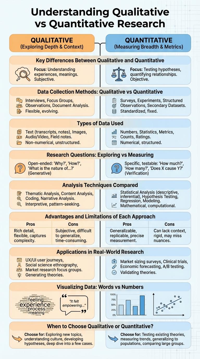 Infographic: Qualitative vs. Quantitative Research