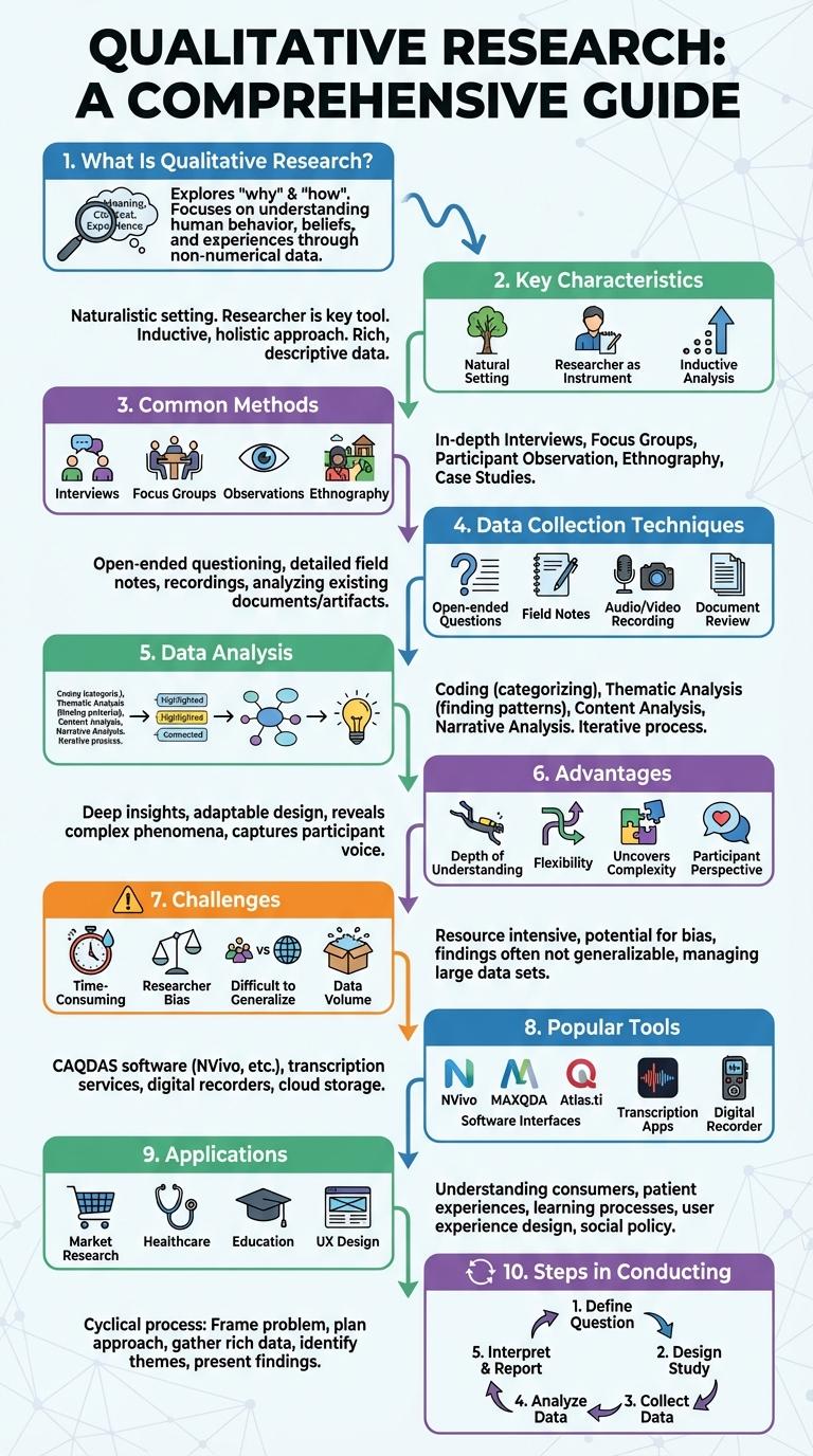 Infographic: Key Concepts in Qualitative Research