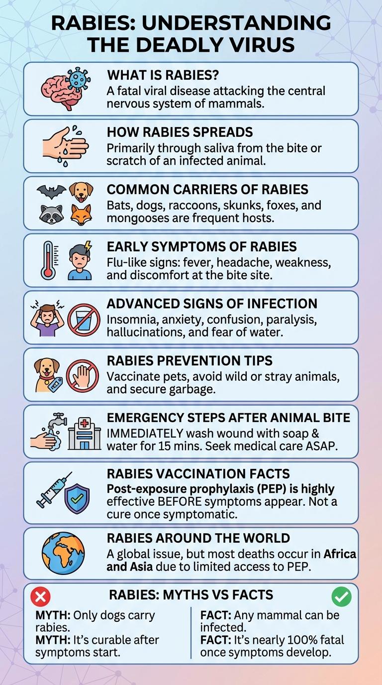 Rabies: Essential Facts and Prevention Tips (Infographic)