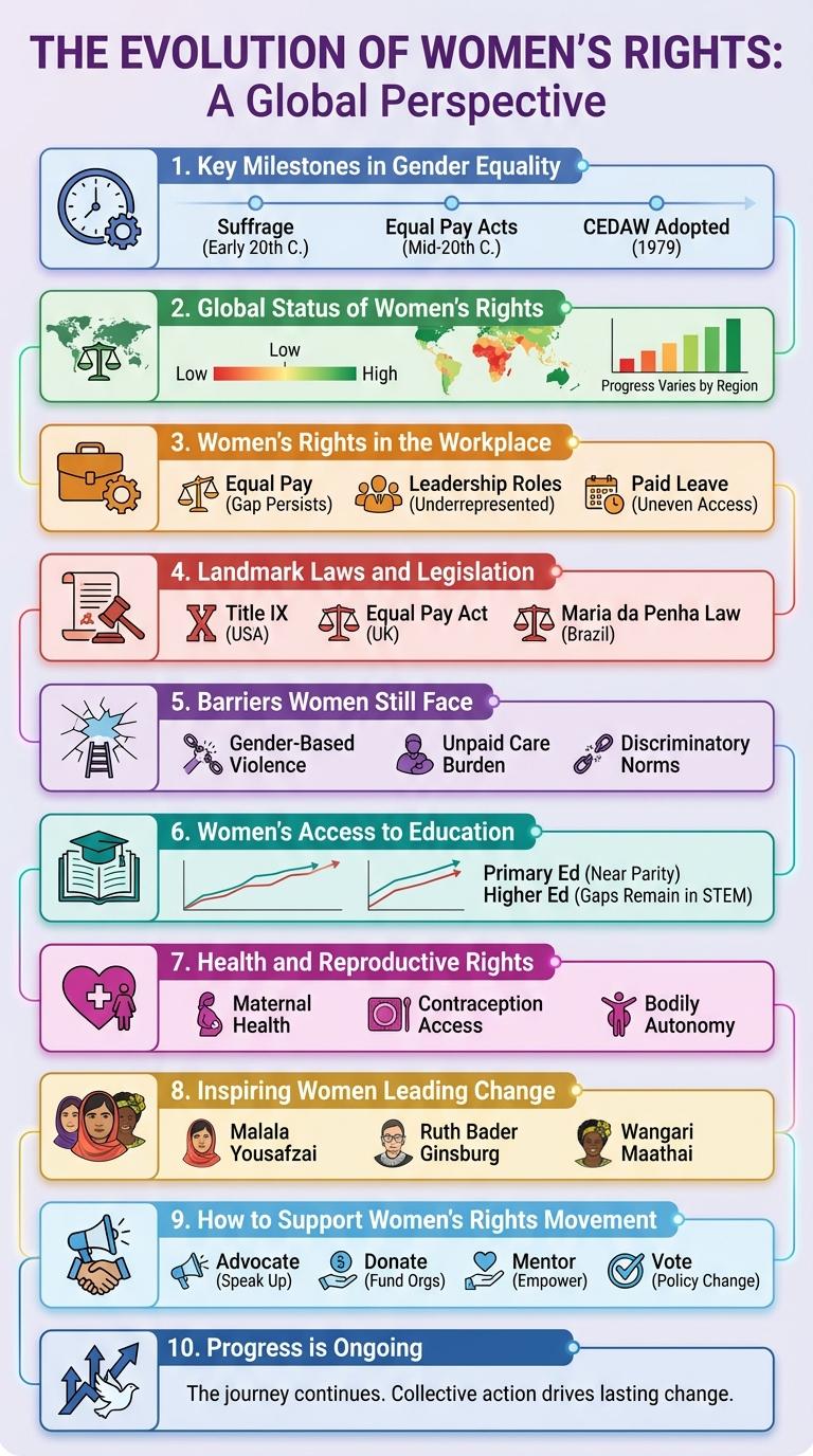 Infographic on Women's Rights