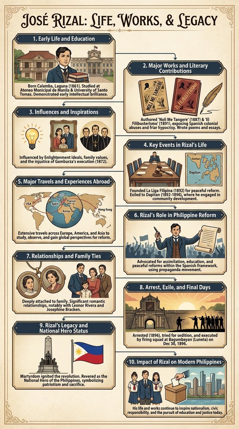 Infographic About Rizal: Key Facts and Highlights