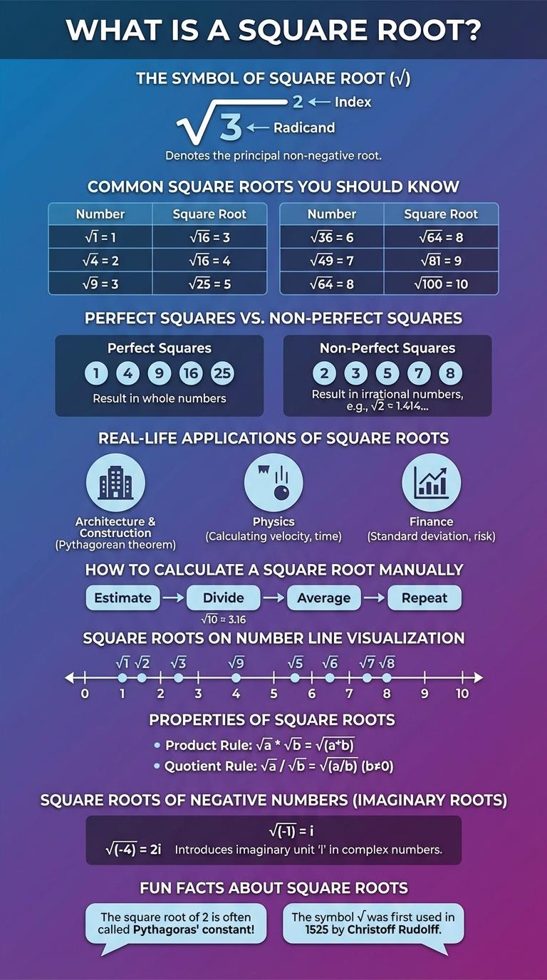Infographic: Understanding the Square Root