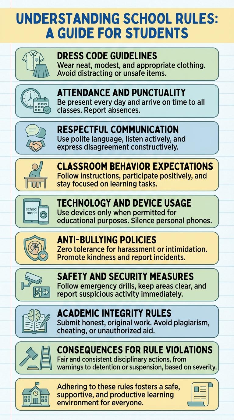Infographic: Essential School Rules Every Student Should Know
