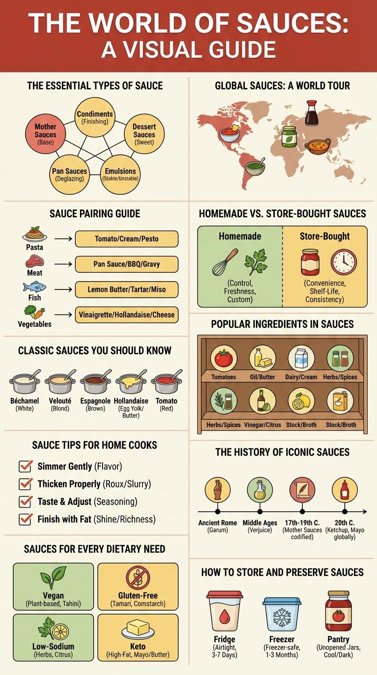 Infographic: A Visual Guide to Popular Sauces