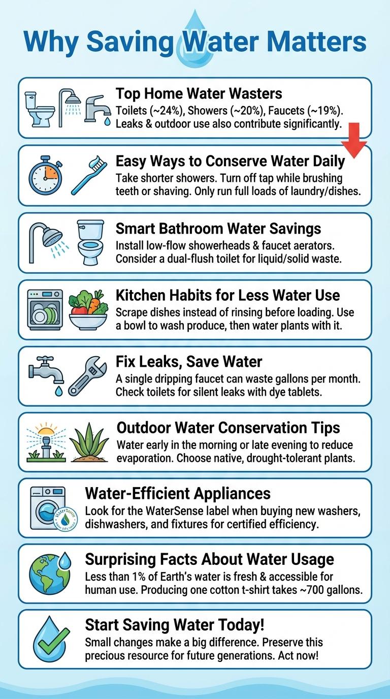 Infographic: Effective Tips for Saving Water