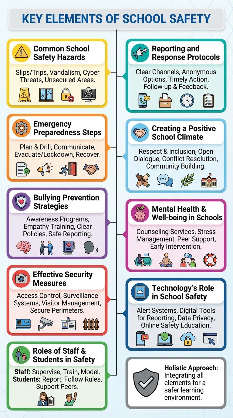 Infographic on School Safety: Key Facts and Tips