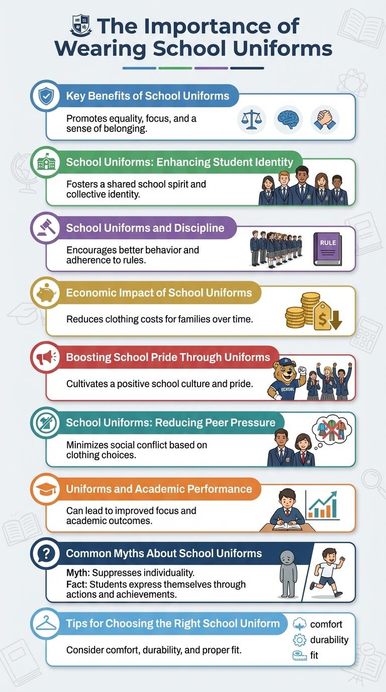Infographic: The Importance of Wearing School Uniforms