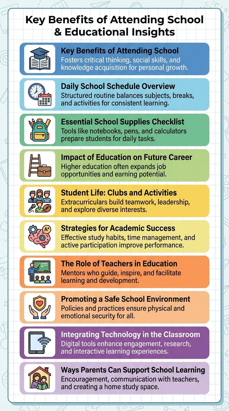 Infographic About Schools