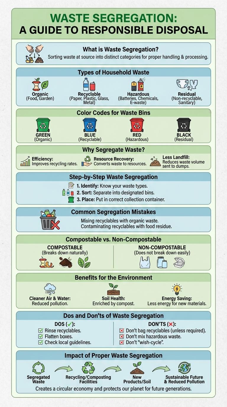 Infographic on Waste Segregation