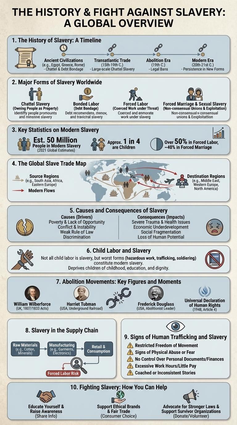 Infographic: Understanding the History and Impact of Slavery