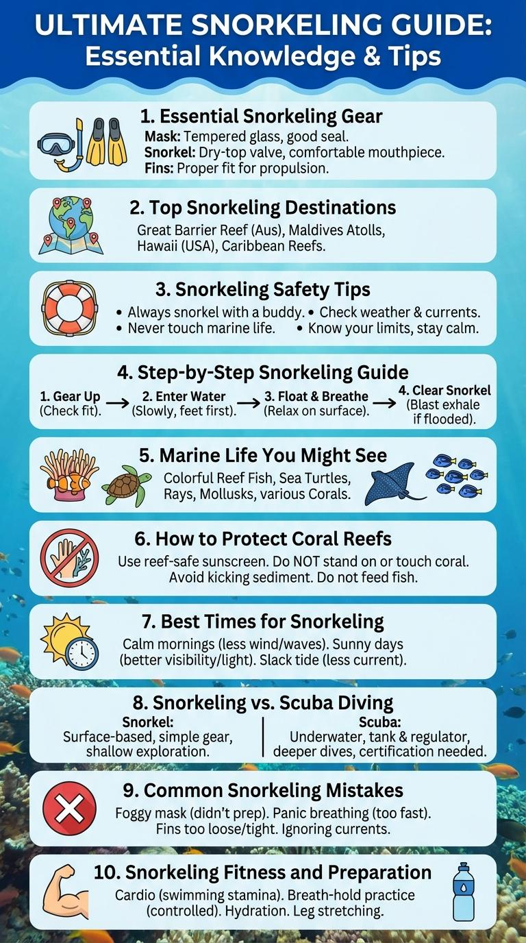 Informative Infographic: Everything You Need to Know About Snorkeling