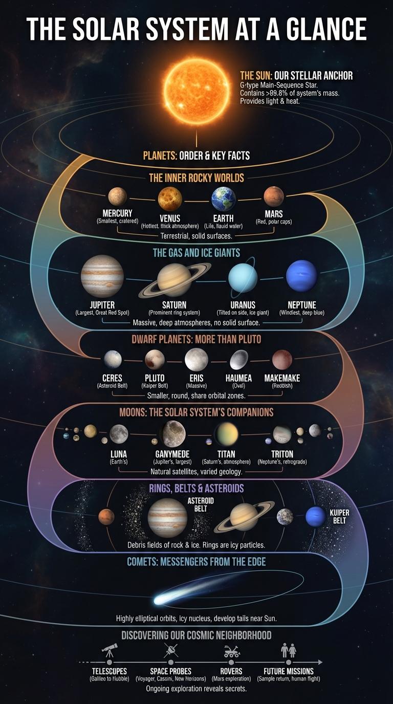 Infographic About the Solar System