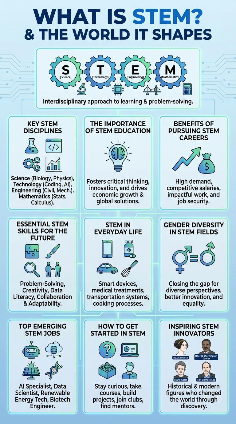 Infographic About STEM: Key Facts and Insights