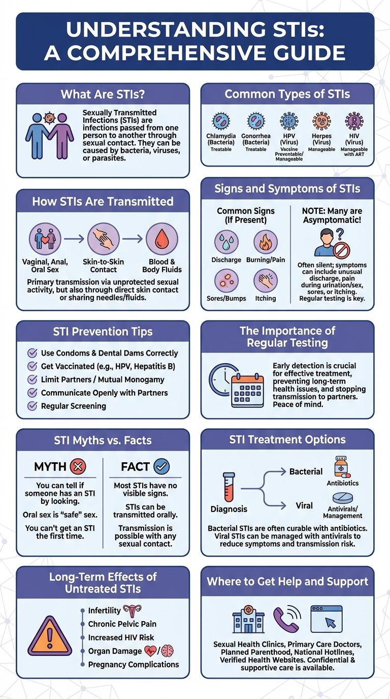 Infographic About Sexually Transmitted Infections (STIs)