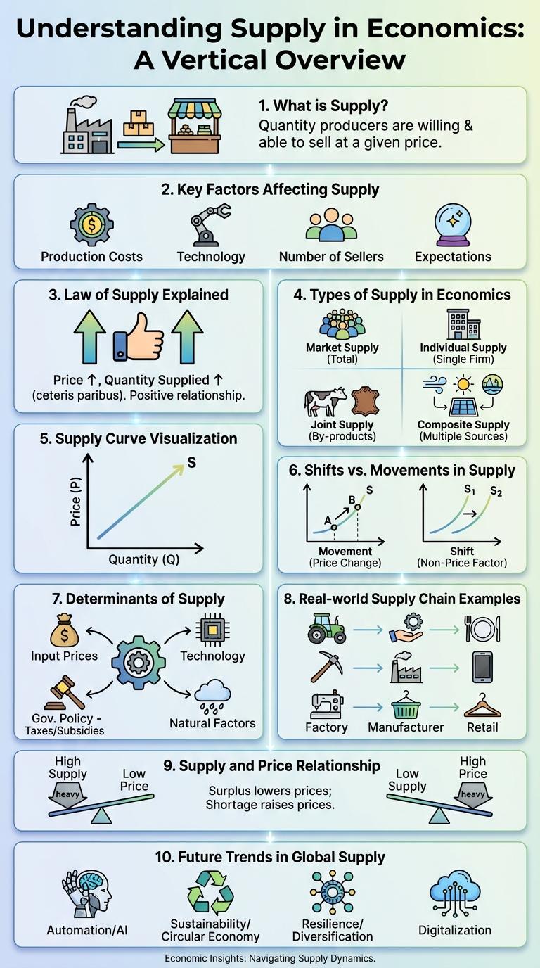 Infographic About Supply: Key Concepts and Insights