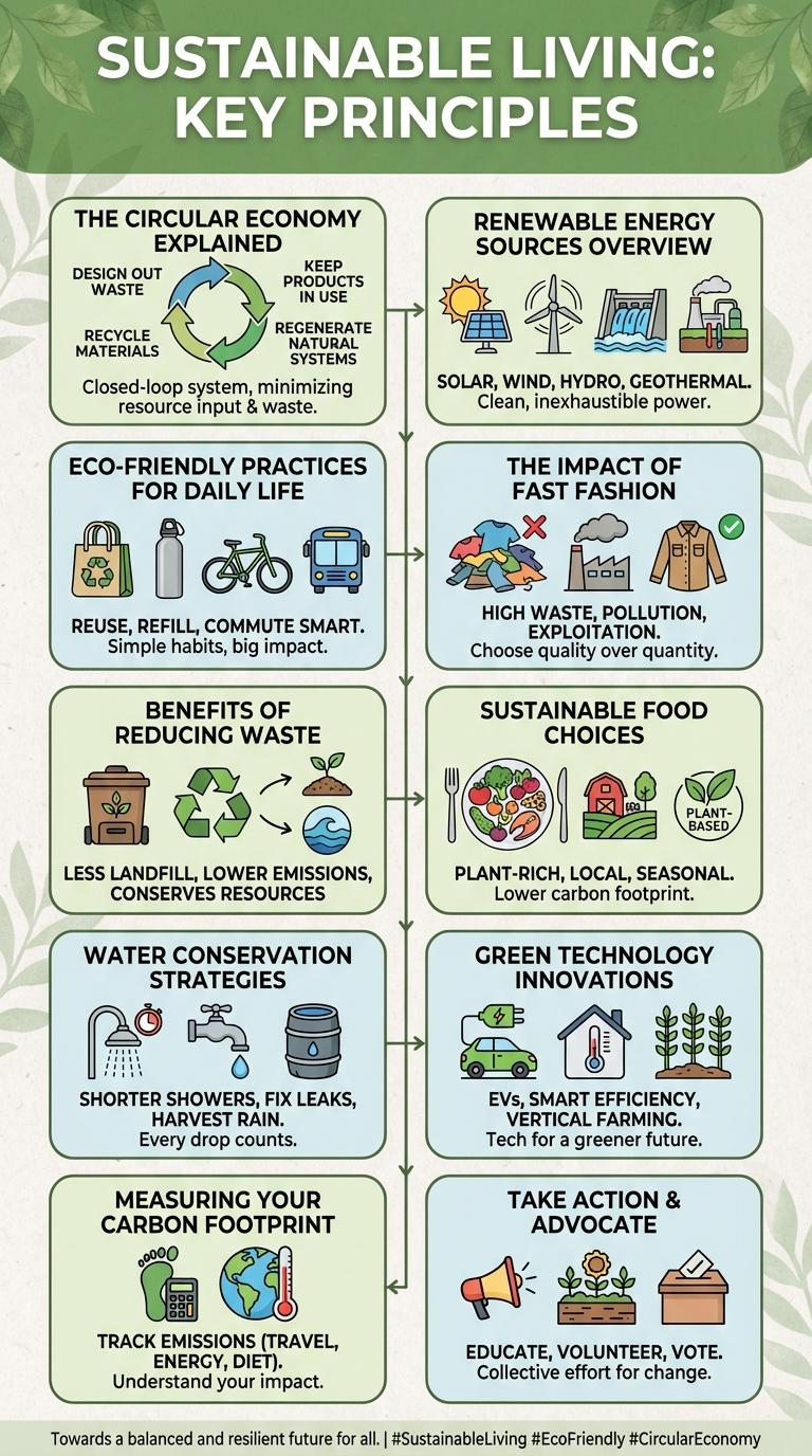Infographic on Sustainability: Key Facts and Strategies