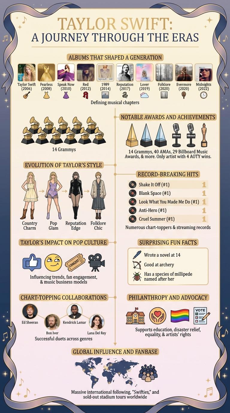 Taylor Swift: A Comprehensive Infographic Overview