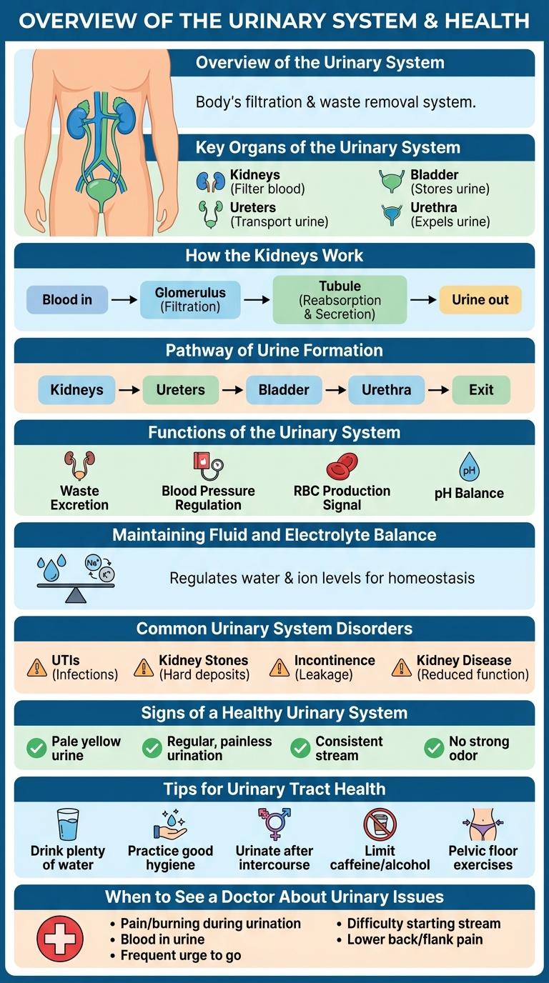 Infographic About the Urinary System