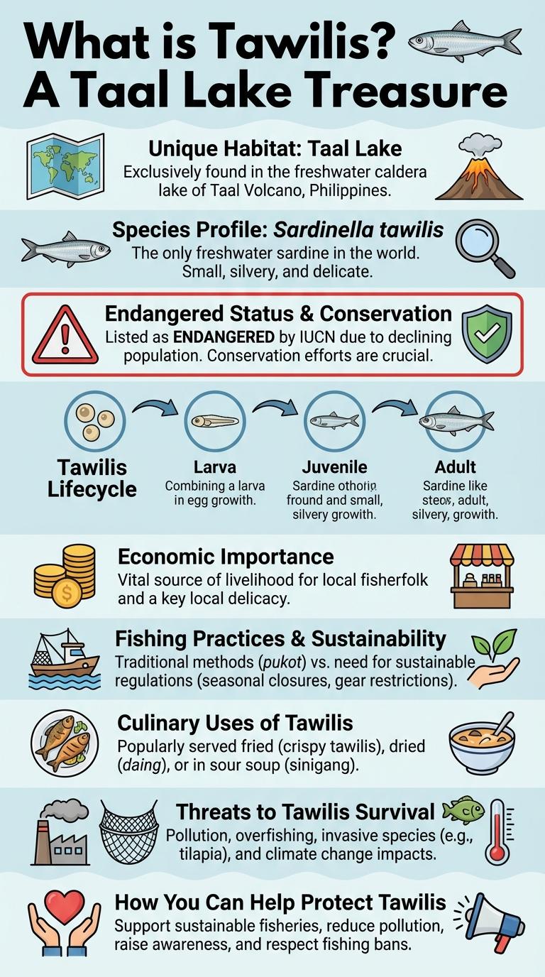 Infographic About Tawilis: Key Facts and Conservation Status