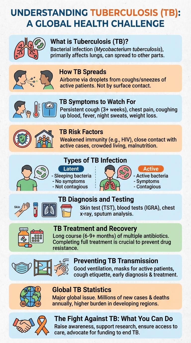 Infographic on Tuberculosis (TB): Key Facts and Figures
