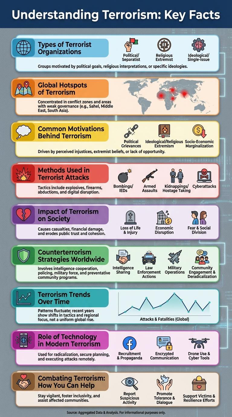 Infographic on Terrorism: Key Facts and Global Impact