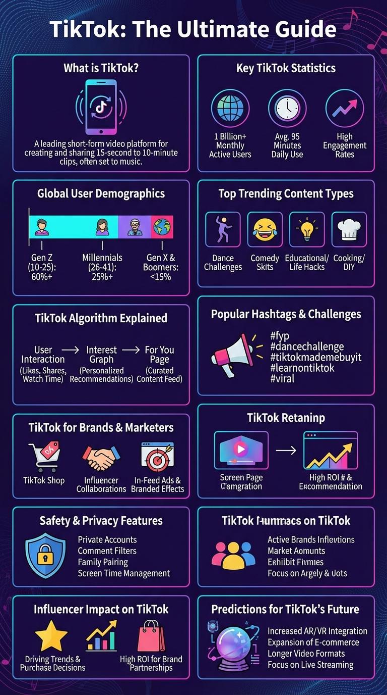 Infographic About TikTok: Key Facts and Insights