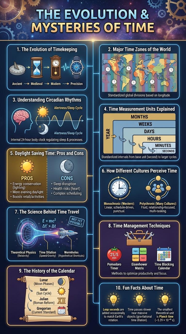 Infographic About Time: Understanding the Concept and Its Importance