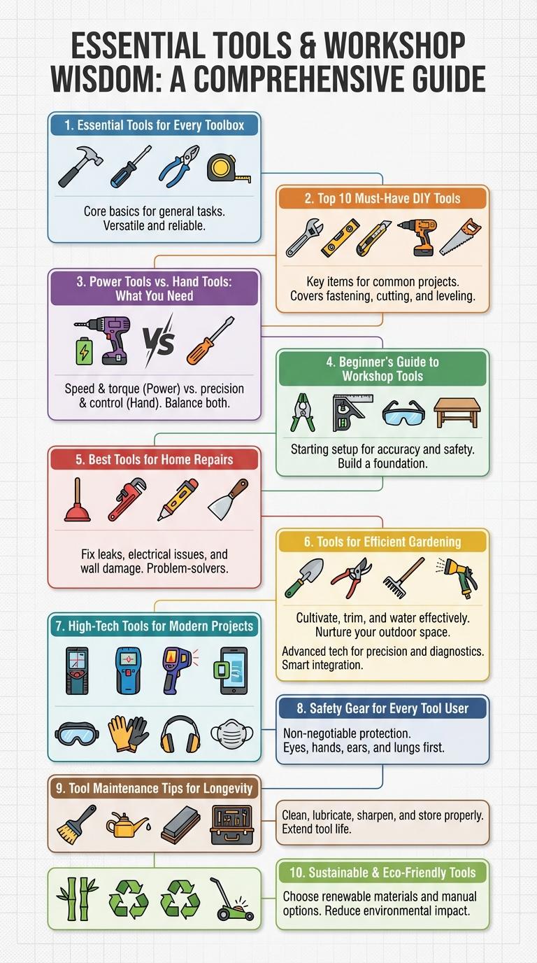 Infographic About Essential Tools