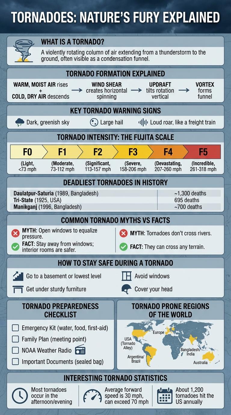 Tornado Infographic: Key Facts and Safety Tips