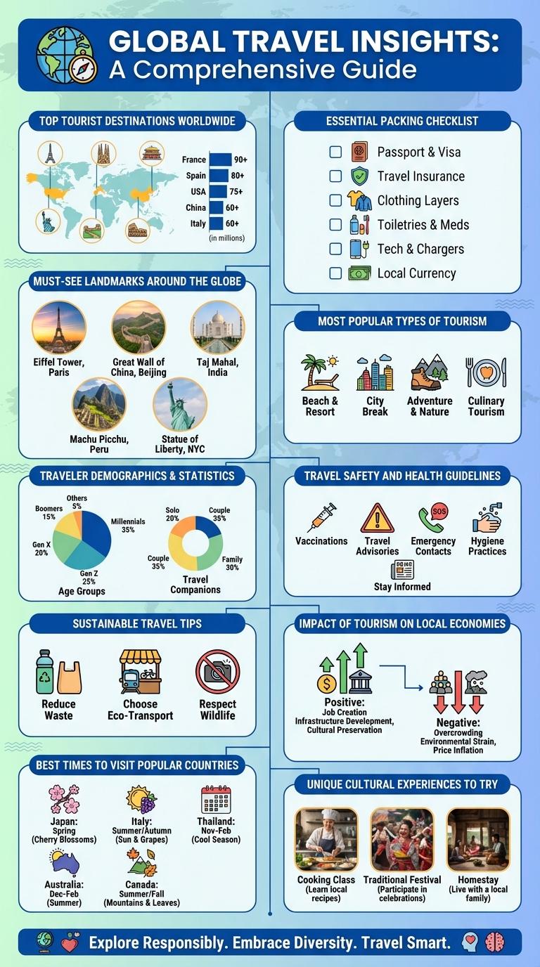 Infographic: Key Trends and Insights in Global Tourism