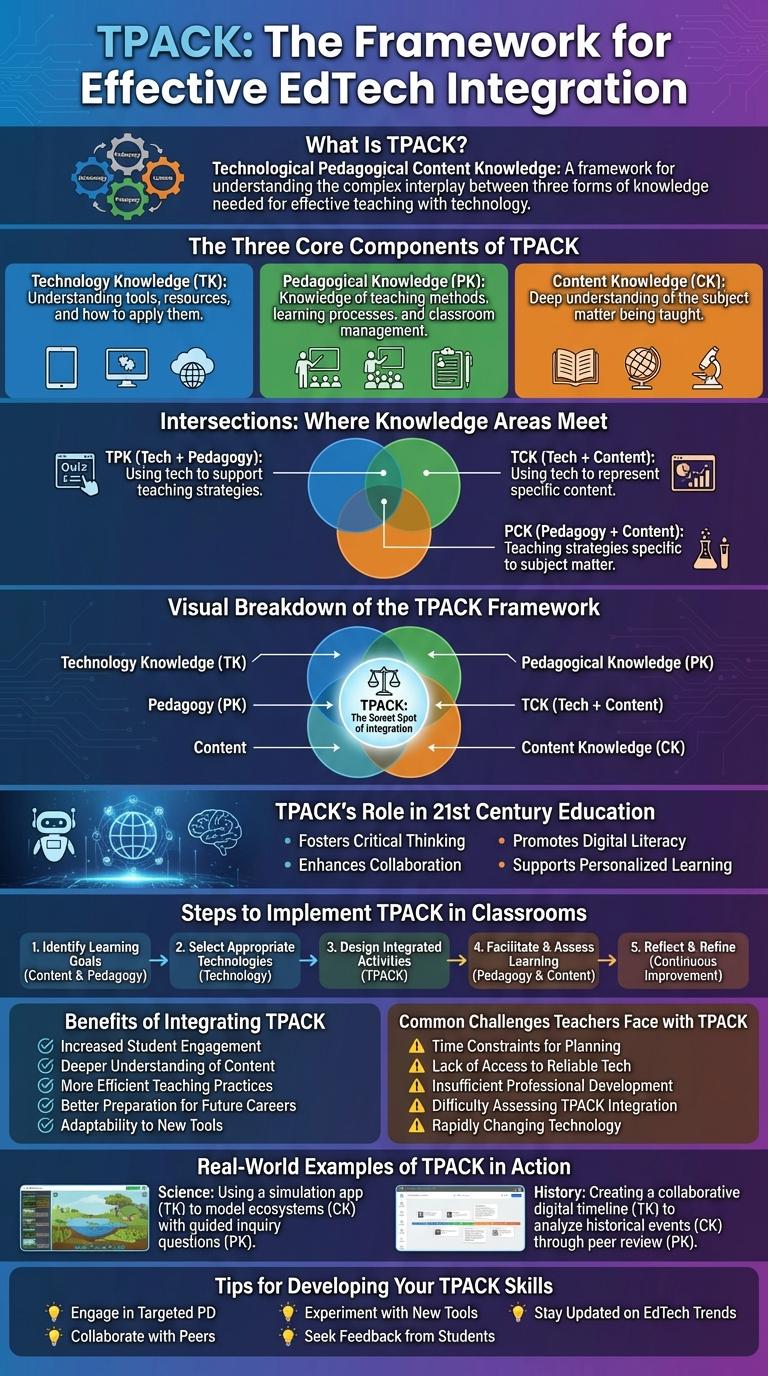 Infographic: Understanding the TPACK Framework