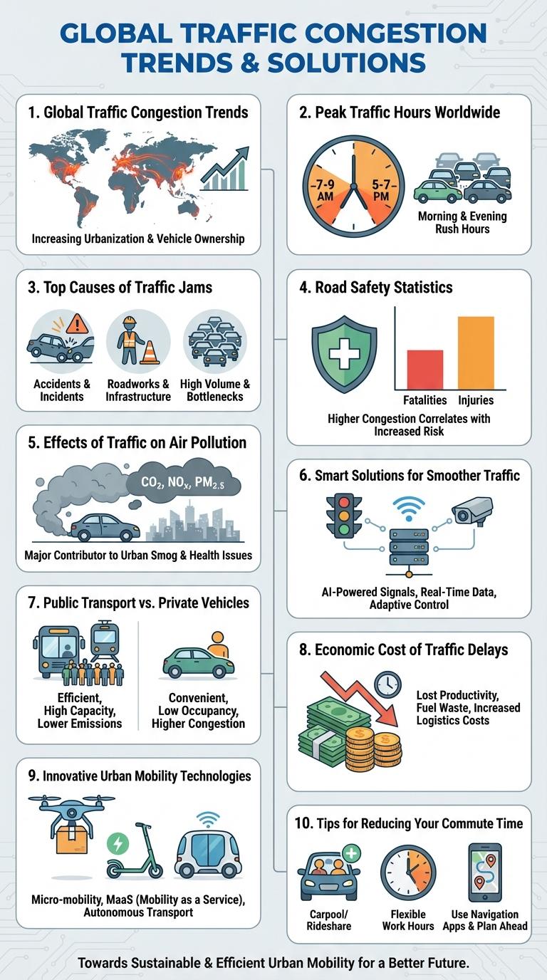 Infographic About Traffic: Key Statistics and Trends