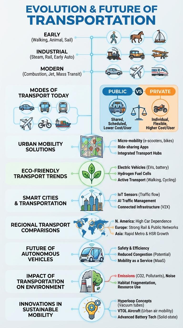 An Informative Infographic About Transportation