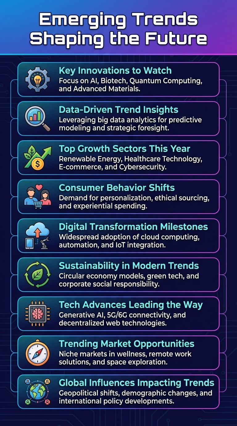 Infographic Illustrating Current Trends